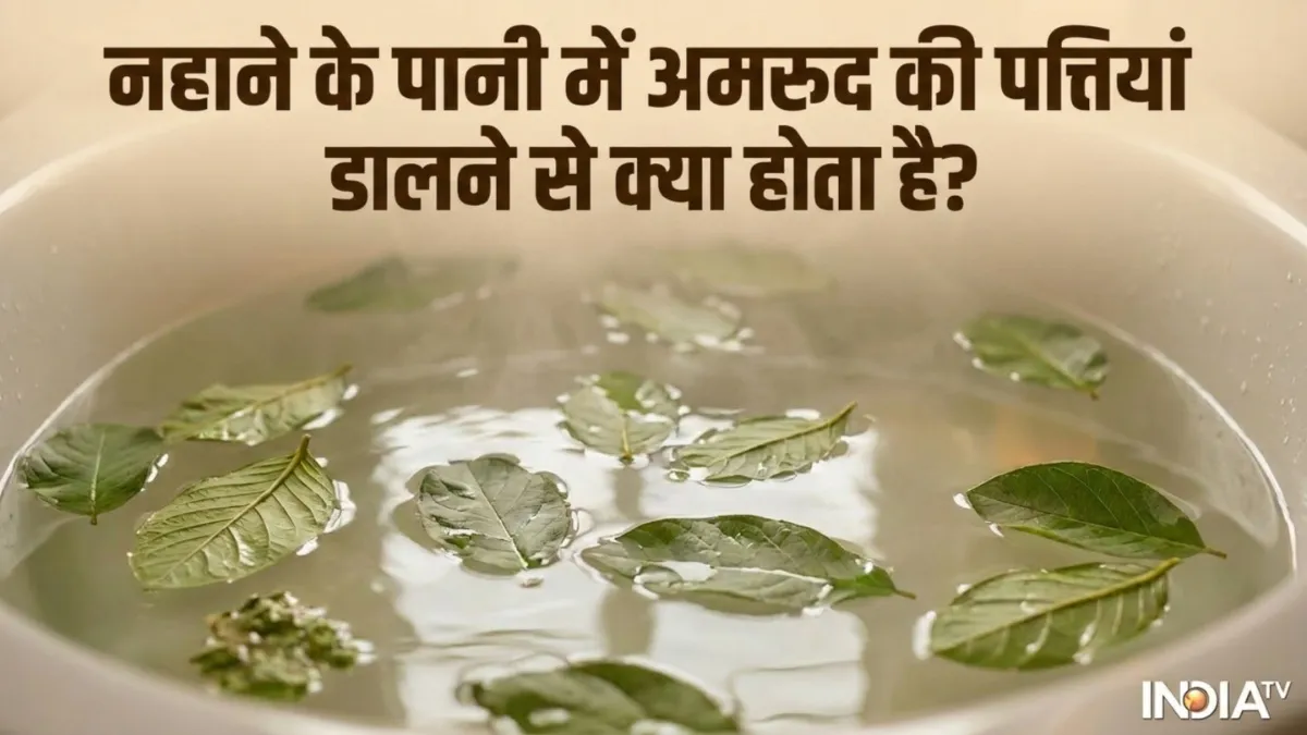 नहाने के पानी में अमरूद की पत्तियां डालने से क्या होता है- India TV Hindi