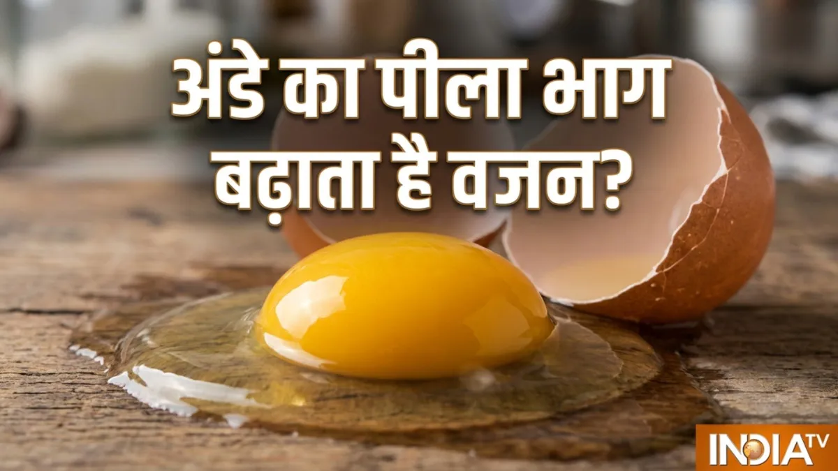 क्या अंडे की ज़र्दी से वज़न बढ़ता है- India TV Hindi