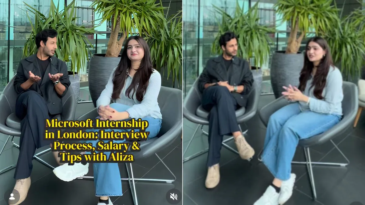 Pakistani woman reveals how she got internship at Microsoft video goes viral - India TV Hindi