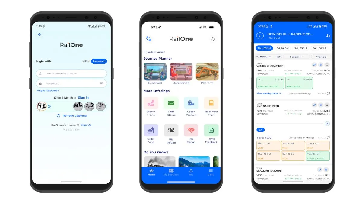 railone app, railone, waiting list ticket confirmation chance, ai, artificial intelligence, indian r- India TV Hindi