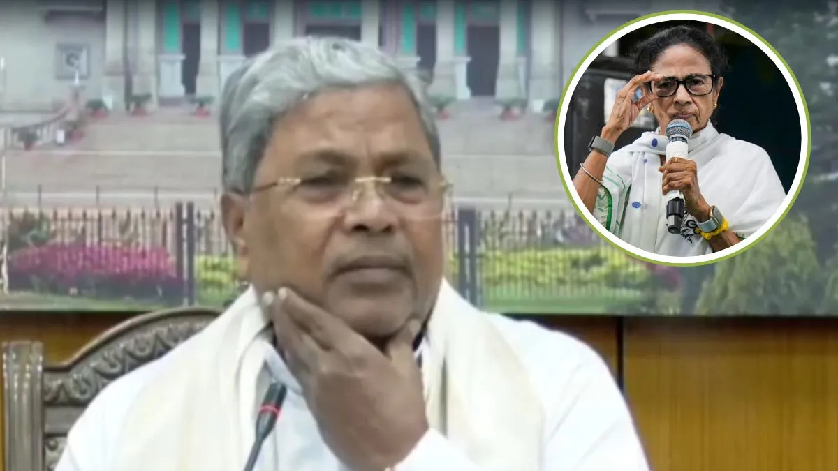 कर्नाटक के सीएम सिद्धारमैया और ममता बनर्जी- India TV Hindi