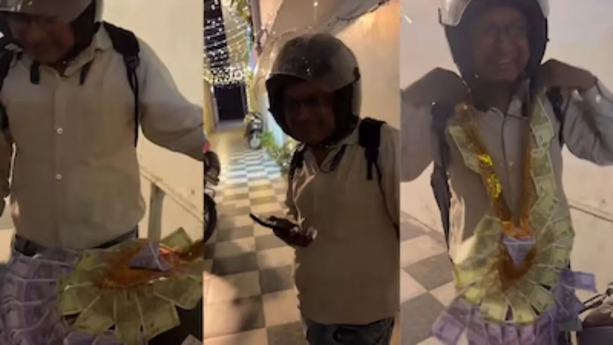 blinkit delivery boy video, aaj ka viral video, blinkit, viral video, viral news - India TV Hindi