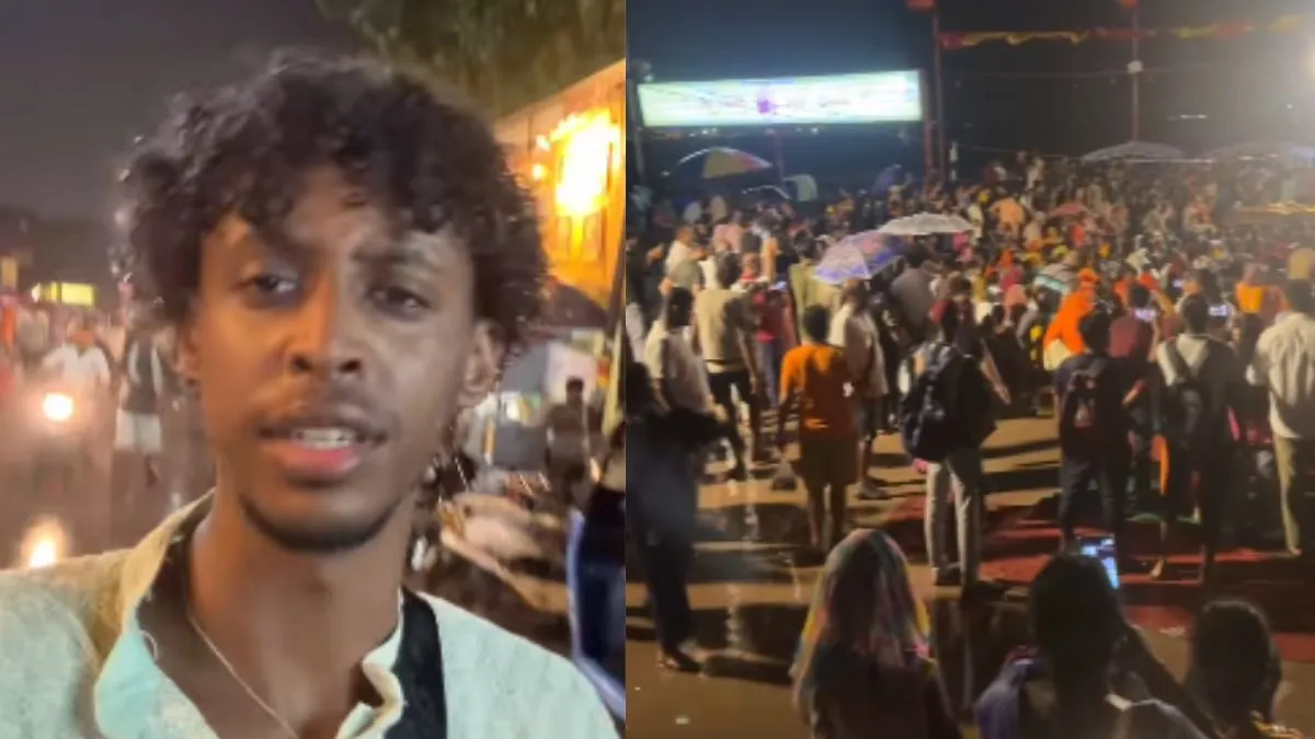 African Tourist Video, African Tourist in India, Aaj Ka Viral Video, Viral Video, Viral News, News i- India TV Hindi