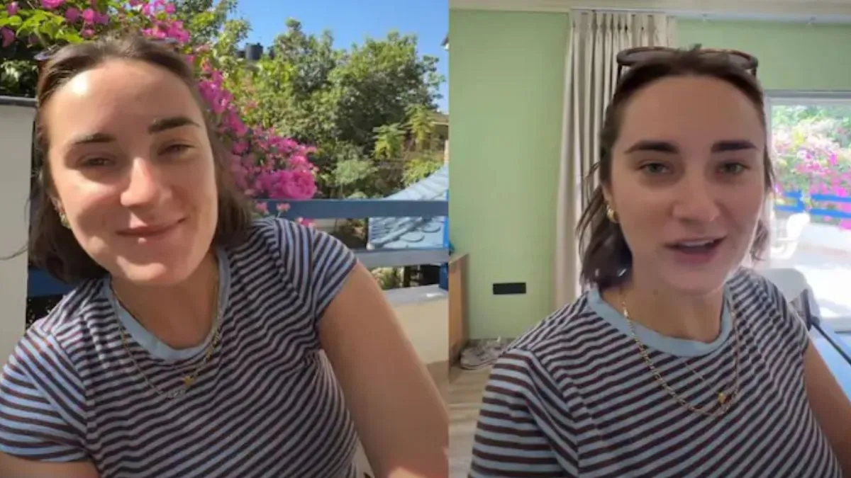 UK Tourist Video, UK Tourist in India, Aaj Ka Viral Video, UK Tourist reacts on blinkit, blinkit and- India TV Hindi