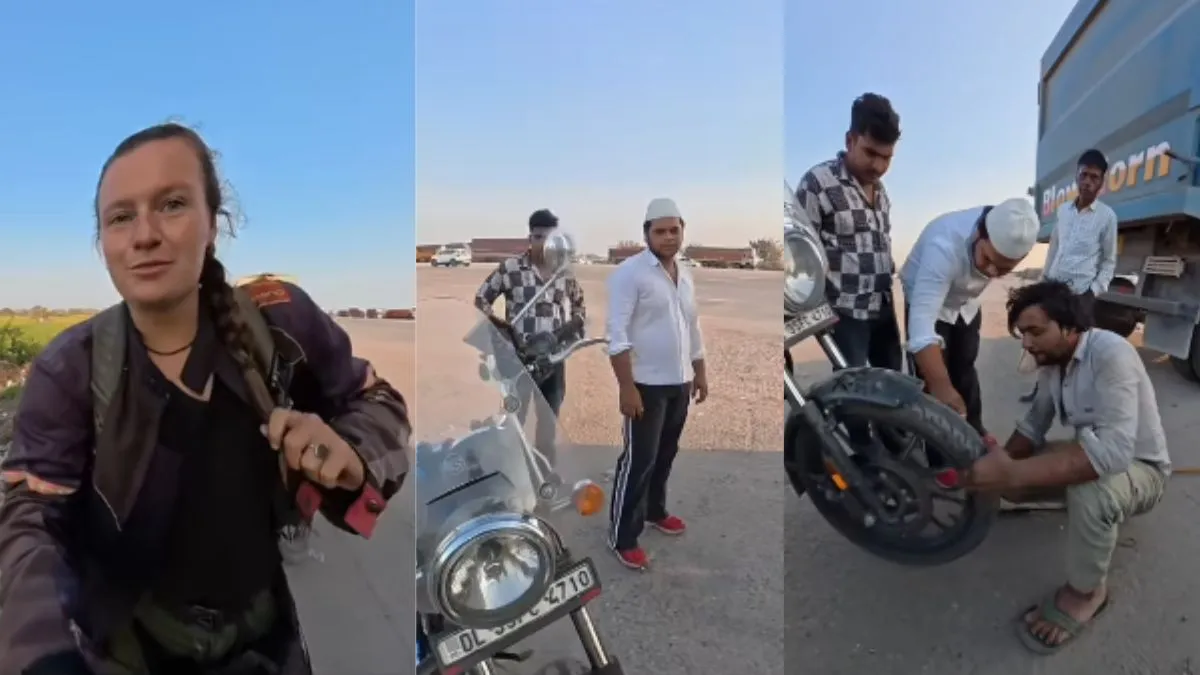 Dutch Tourist Video, Dutch Tourist in India, Aaj Ka Viral Video, Viral Video, Viral News, News in Hi- India TV Hindi