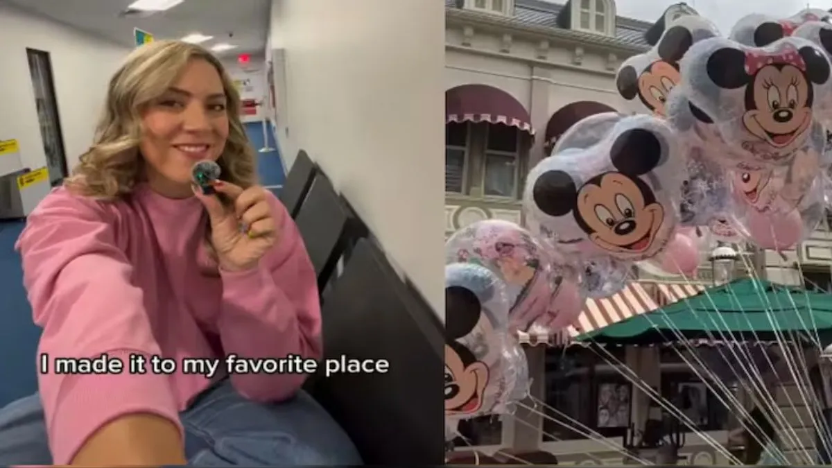 Disney World Video, Aaj Ka Viral Video, New York Women Disney World Video, Viral Video, Viral News - India TV Hindi