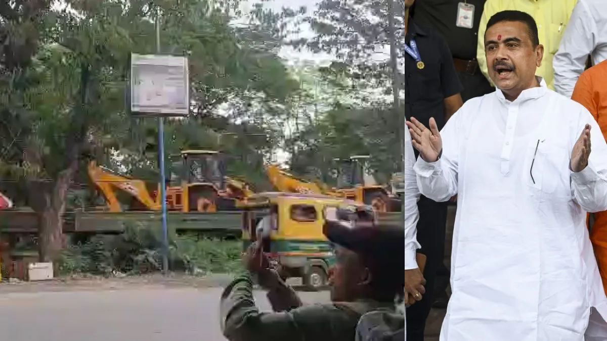 West Bengal bulldozer action, Yogi model in Bengal, Siliguri illegal encroachment- India TV Hindi