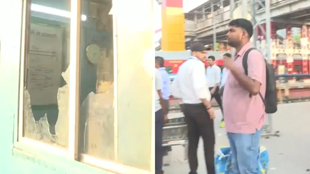 दानापुर-पाटलिपुत्र रेलवे स्टेशन पर छात्रों का हंगामा, आईजी जितेंद्र राणा समेत कई थाना अध्यक्ष पथराव में घायल