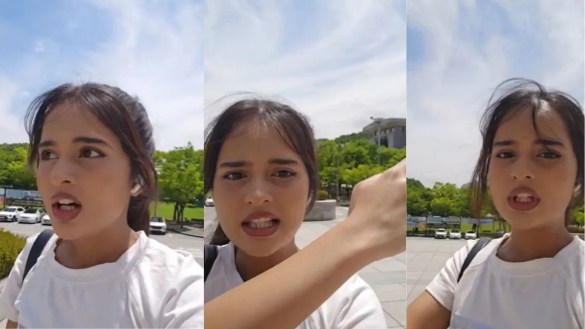 Korean man stalks Indian woman, Indian woman in korea video, indian Student experience in korea, vir- India TV Hindi