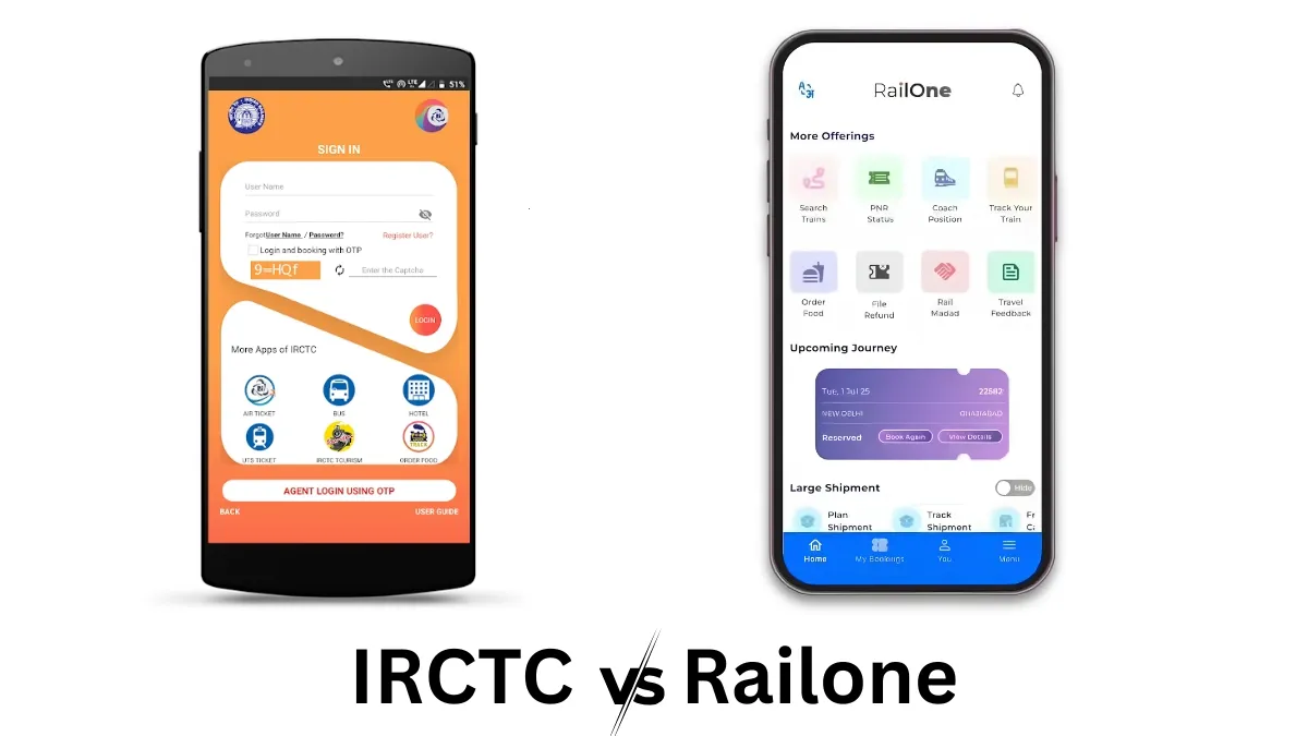 IRCTC vs railone- India TV Hindi