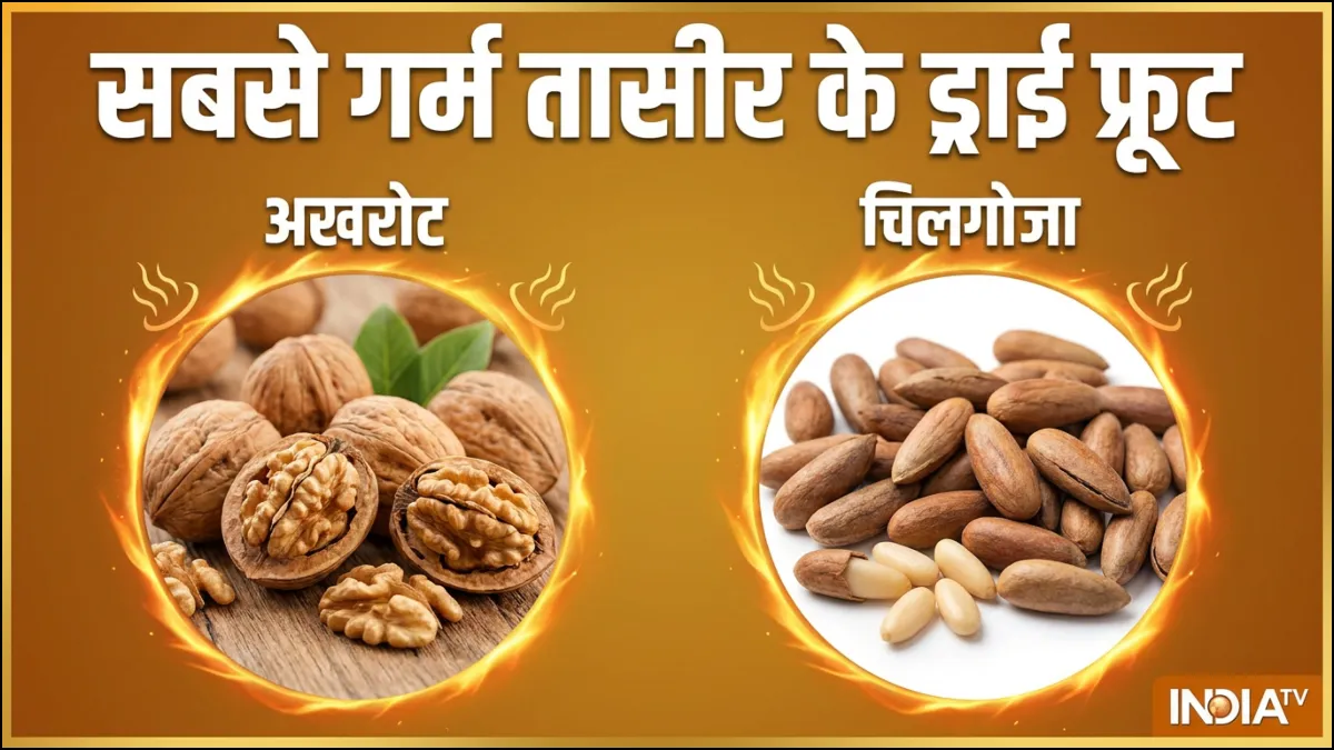 सबसे गर्म तासीर के ड्राई फ्रूट्स- India TV Hindi