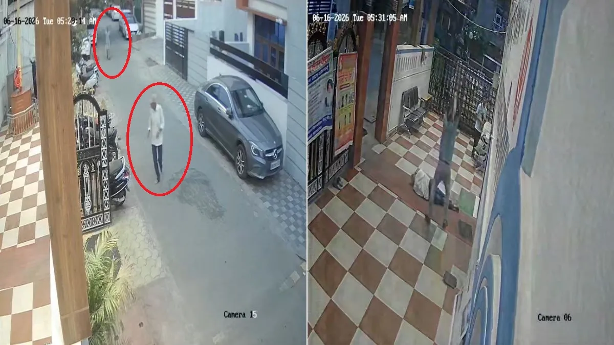 31 वार और थम गईं सांसें, बचने के लिए मंदिर से गुरुद्वारे तक भागता रहा बुजुर्ग ट्रस्टी; CCTV में कैद बर्बरता
