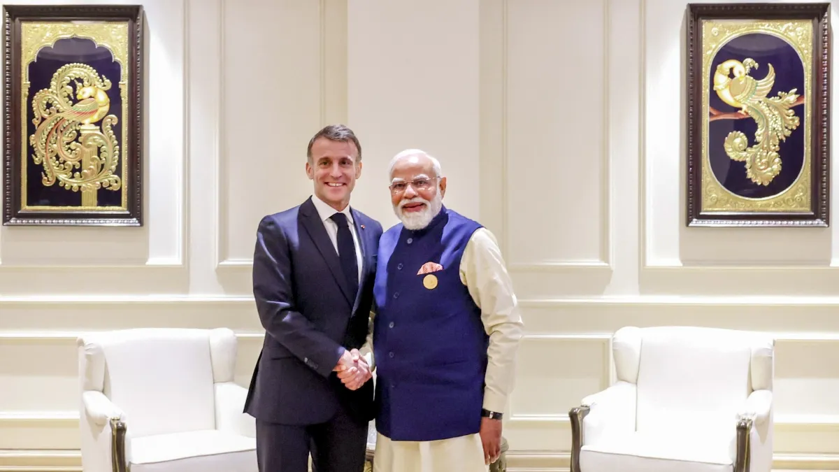 PM modi and Emmanual macron- India TV Hindi