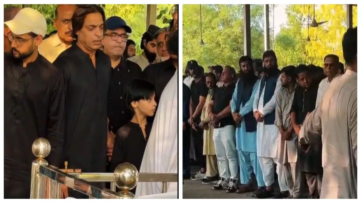 LET people in Shahid Akhtar funeral- India TV Hindi