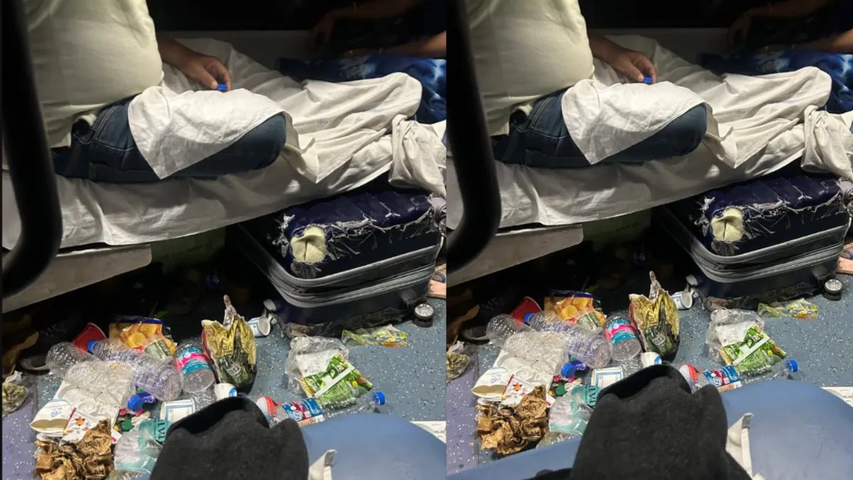 indian railway, train hygine post, viral post, cleanliness in train- India TV Hindi