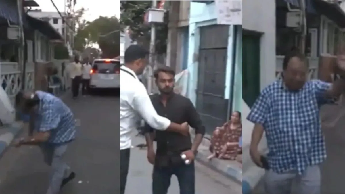 कुणाल घोष के ऊपर फेंके गए अंडे।- India TV Hindi