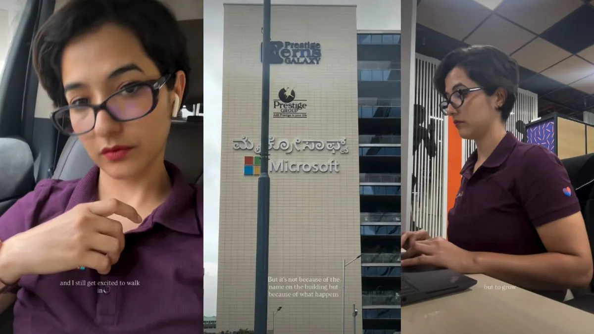  Microsoft Bengaluru Office Video, woman told about Microsofts Office Video, viral video, viral news- India TV Hindi