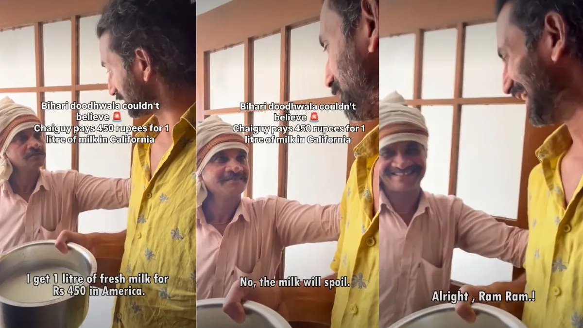 Indian milk seller stunning reaction viral, aaj ka viral video, viral video, viral news, milk price - India TV Hindi