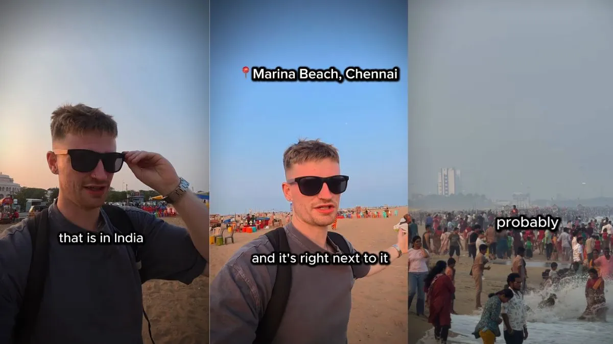 british tourist video, british tourist in india, aaj ka viral video, tourist video, viral video, vir- India TV Hindi
