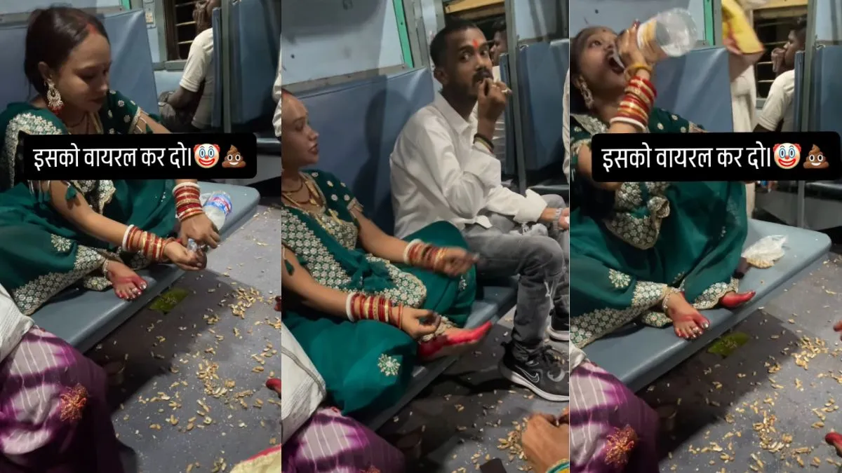 zero civic sense video, woman washing hands in train video, train video, Indian railways - India TV Hindi