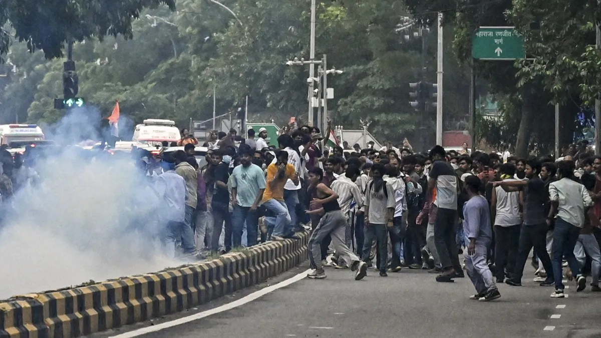 delhi cjp protest violence- India TV Hindi