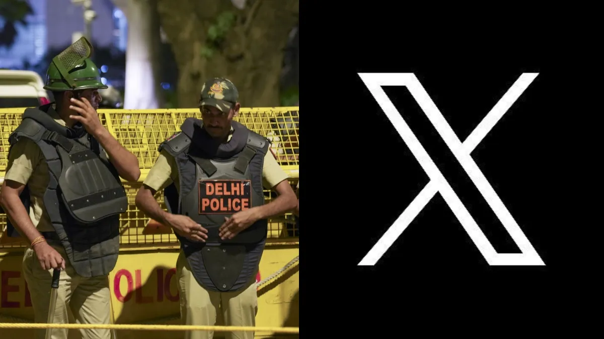 Delhi police X content information- India TV Hindi