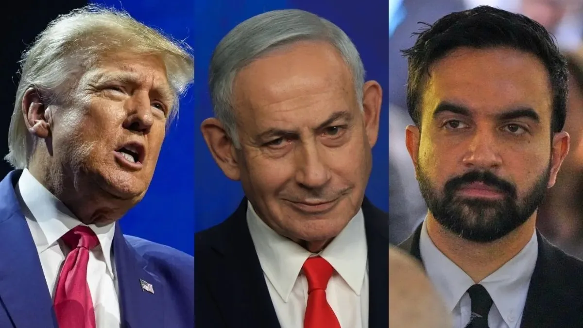 Donald Trump, Benjamin Netanyahu, Zohran Mamdani- India TV Hindi