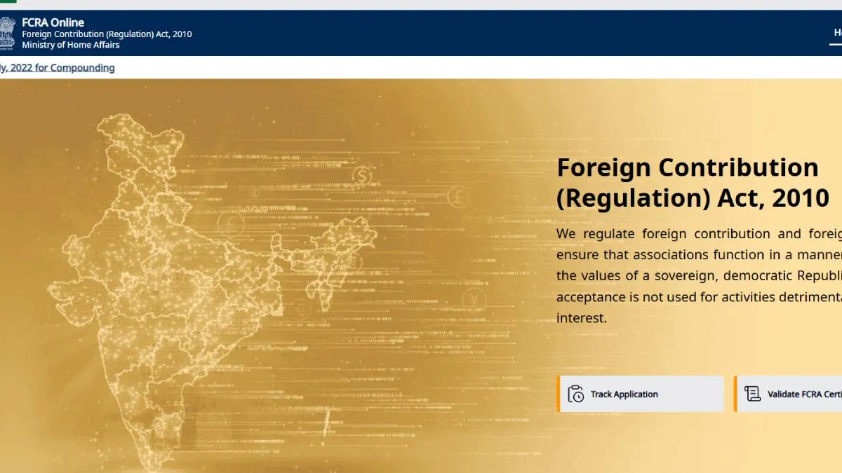 FCRA Portal- India TV Hindi