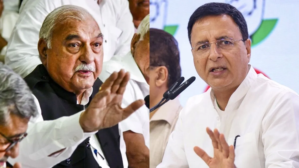 Haryana Congress, Bhupinder Singh Hooda, Randeep Singh Surjewala- India TV Hindi