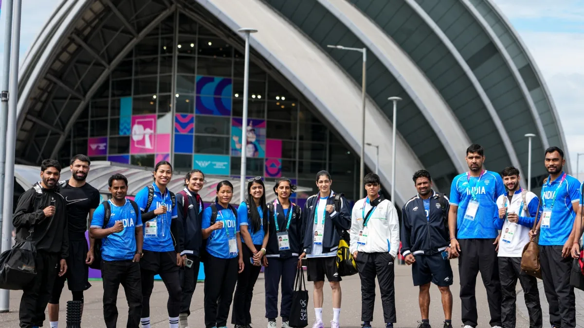 Indian boxing team members training session In Glasgow- India TV Hindi