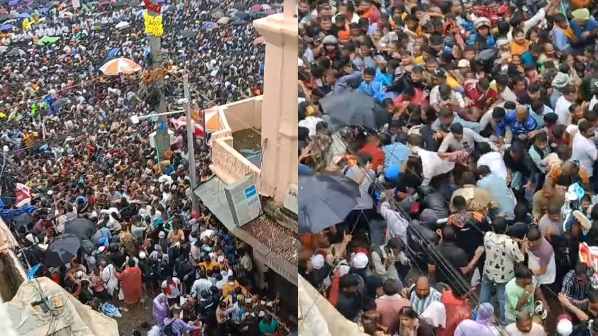 रथ यात्रा के दौरान भारी भीड़- India TV Hindi