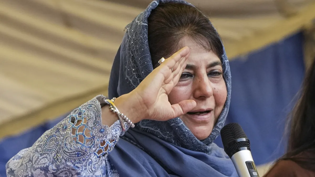mehbooba mufti jantar mantar statement controversy- India TV Hindi