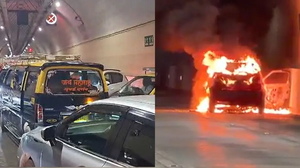 Mumbai Coastal Road fire- India TV Hindi