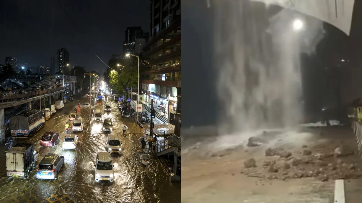 महाराष्ट्र के मुंबई, पुणे सहित कई हिस्से में भारी बारिश से बुरा हाल- India TV Hindi