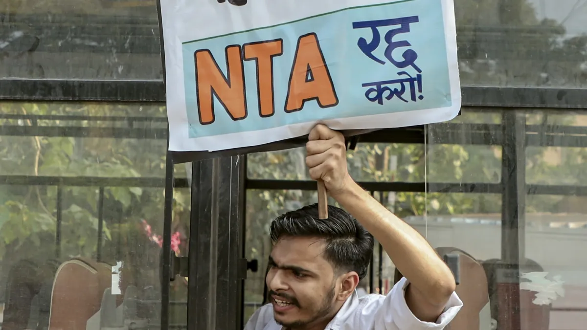 NTA Protest- India TV Hindi