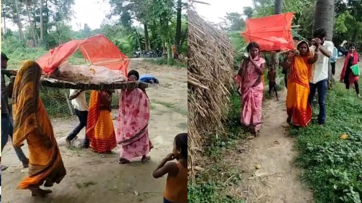 बेटियों ने दिया पिता को कंधा- India TV Hindi