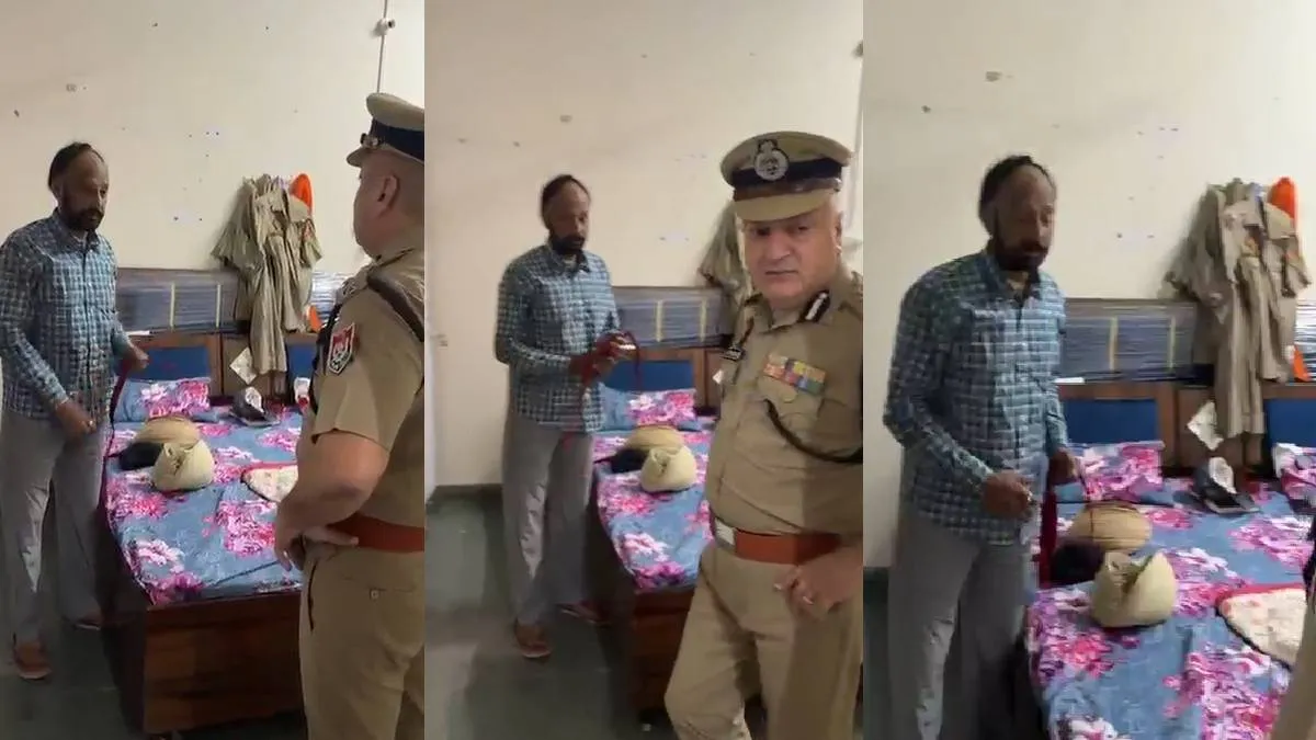 डीआईजी ने एसएचओ को ड्यूटी के दौरान सोते हुए पकड़ा- India TV Hindi