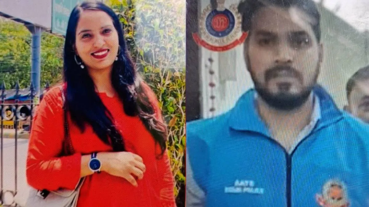 कॉन्स्टेबल मनीष भाटी और उनकी पत्नी की फाइल फोटो- India TV Hindi
