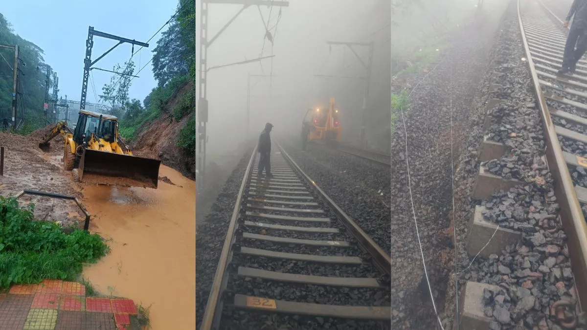 indian railways, mumbai rain, mumbai pune expressway, mumbai-pune train, landslide- India TV Hindi