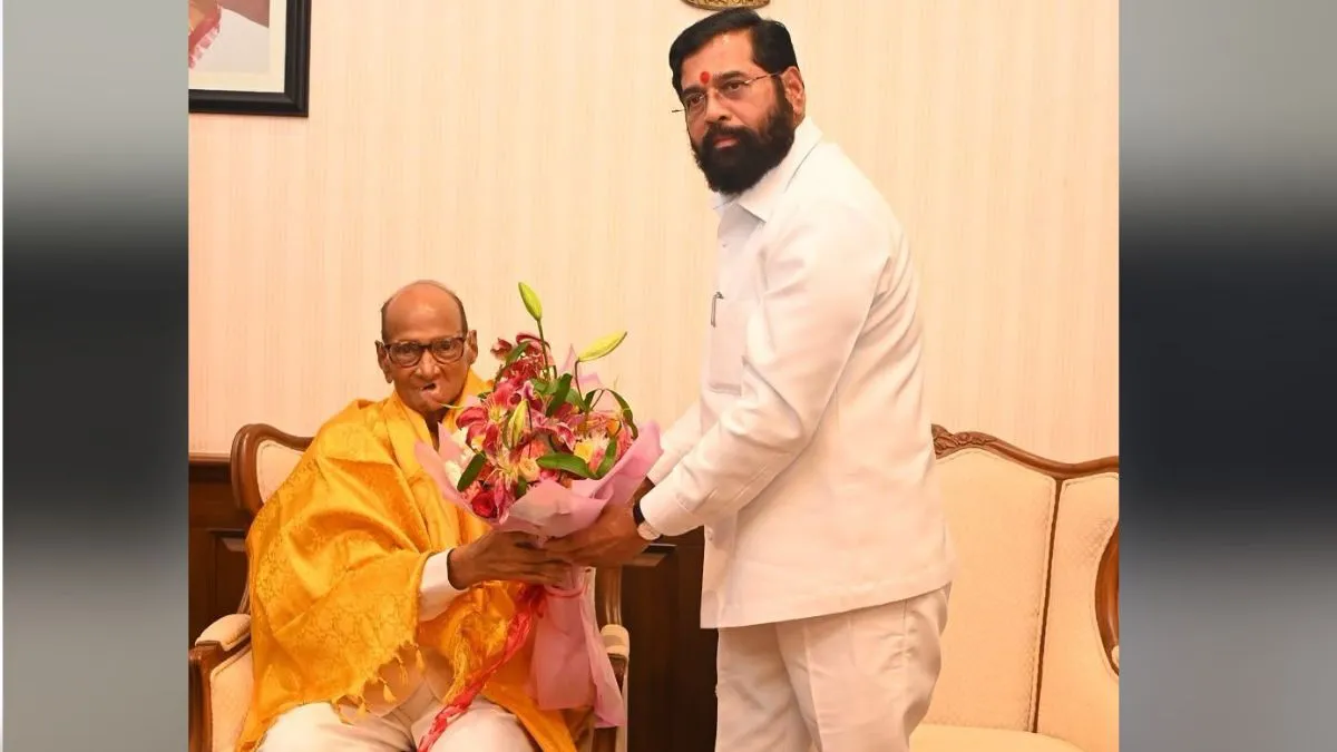 Sharad pawar meets eknath shinde- India TV Hindi