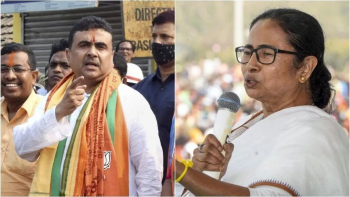 Suvendu adhikari and mamata banerjee- India TV Hindi