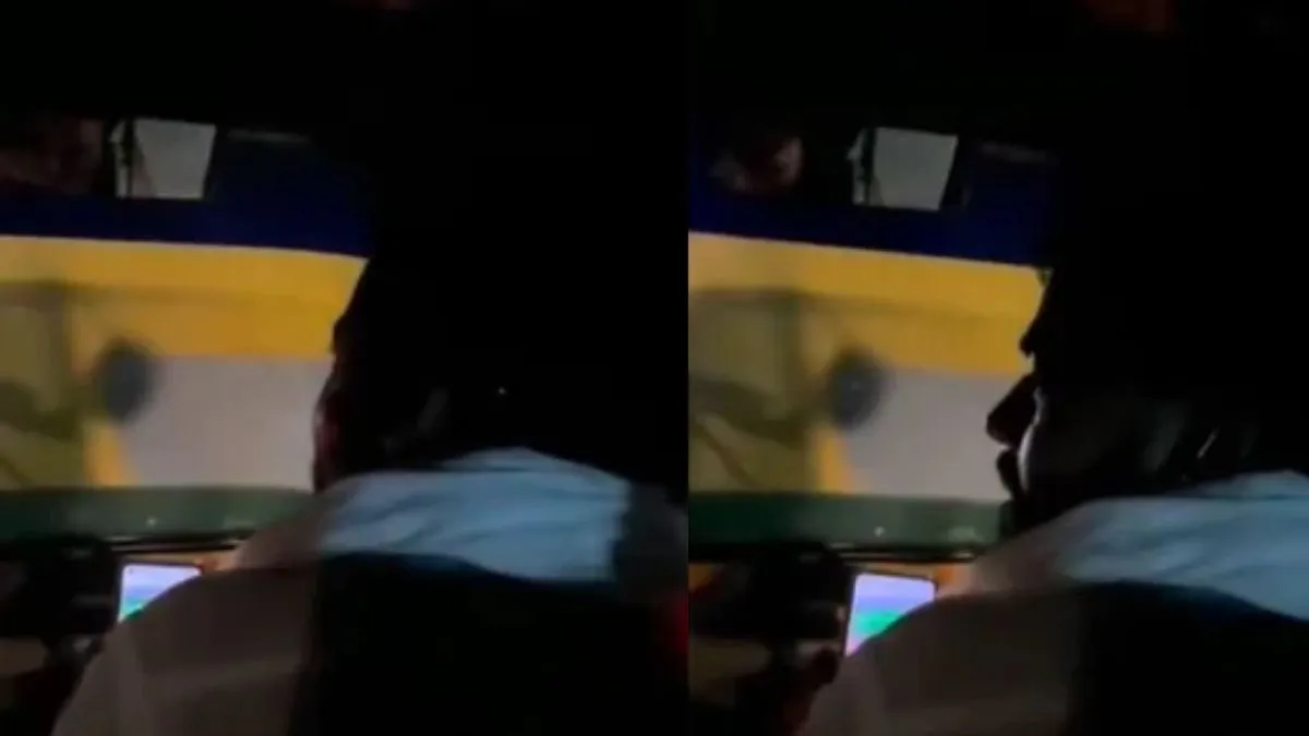 Gurugram Auto Driver Video, Gurugram Cab Driver Video, Gurugram Video, Viral Video - India TV Hindi