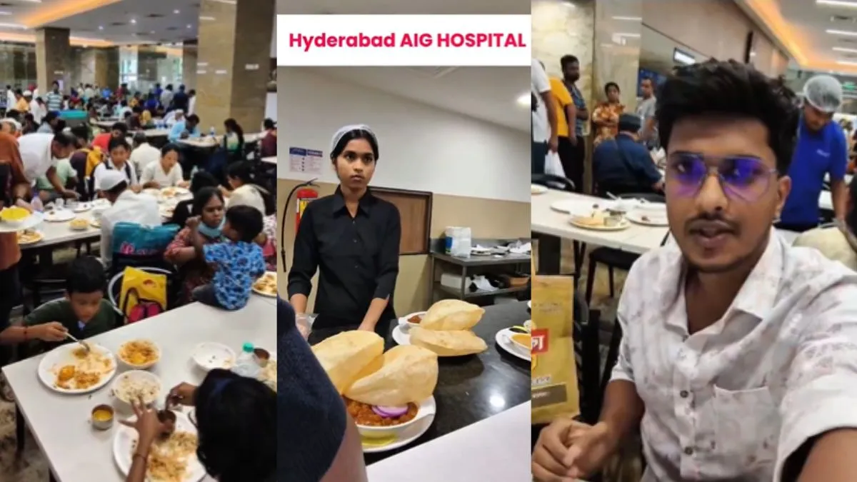 Hyderabad hospital canteen menu, aaj ka viral video, Hyderabad hospital canteen, Hyderabad hospital - India TV Hindi