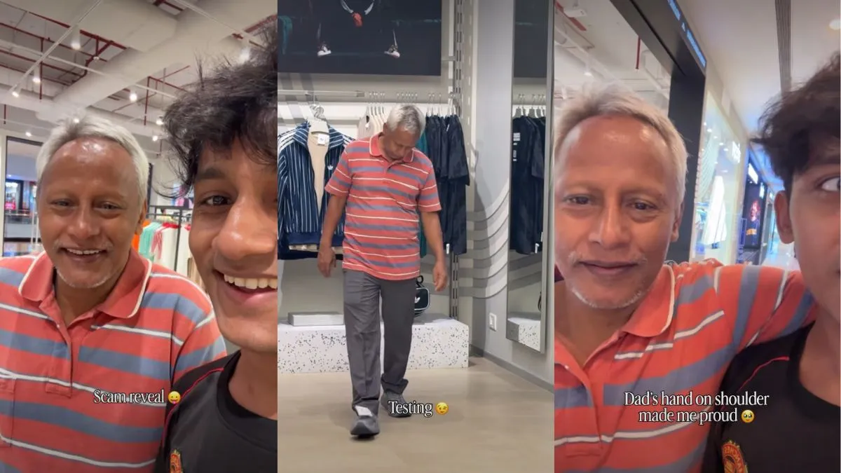 Father Son Video, Son gives surprise father video, son father gift video, viral video- India TV Hindi