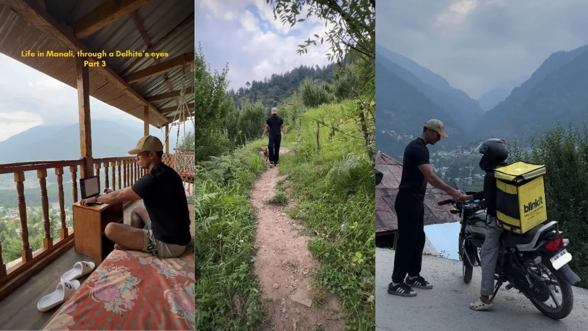 Blinkit order in Manali video, Blinkit order Video, Blinkit Order, Blinkit, Manali  - India TV Hindi