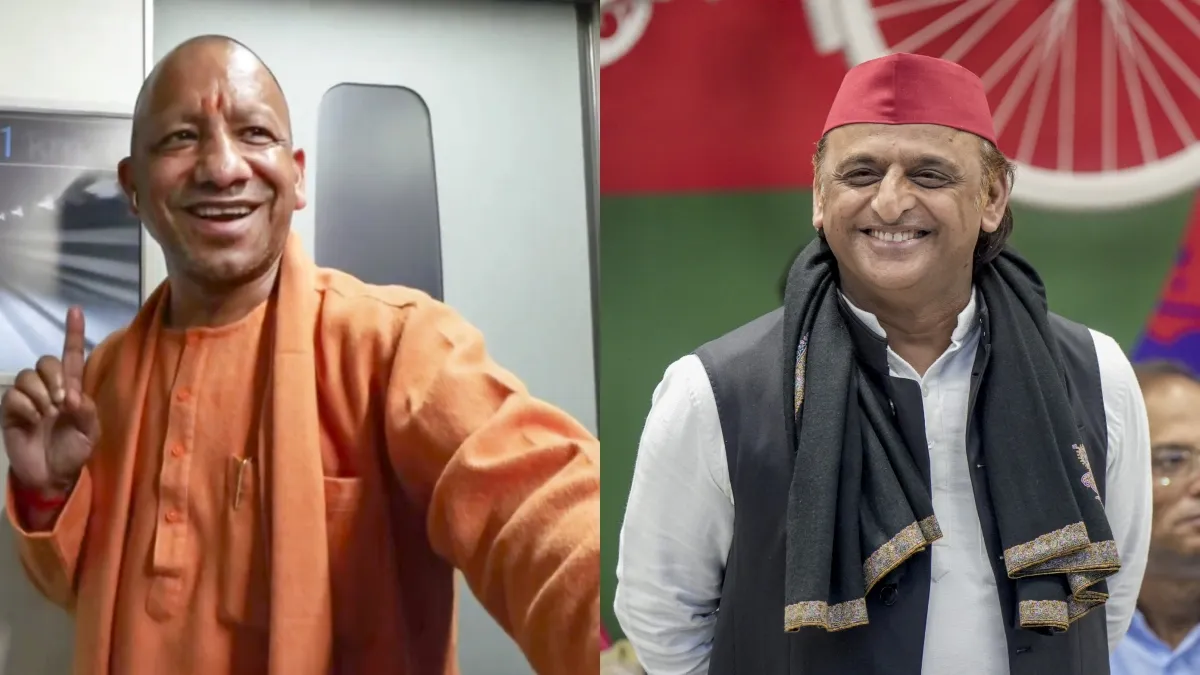 Yogi Adityanath and Akhilesh Yadav- India TV Hindi