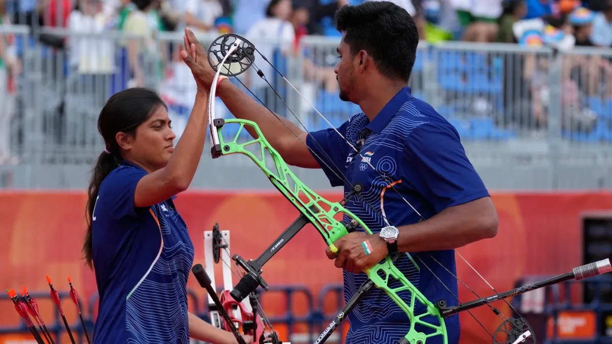 चिकिता-साहिल ने आर्चरी में कंपाउंड मिक्स्ड टीम में जीता गोल्ड मेडल, ओलंपिक कोटा भी किया हासिल