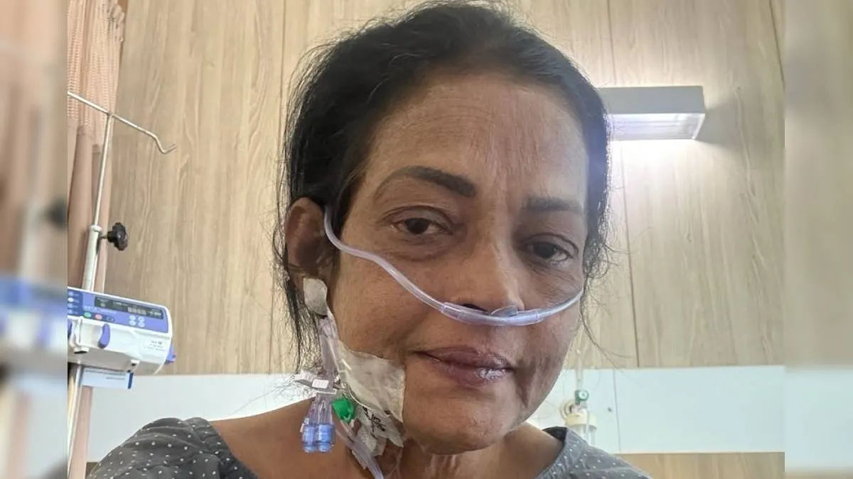 नाक में ऑक्सीजन कैनुला, अस्पताल के बेड से सामने आई डिस्को शांति की तस्वीर, 61 साल की एक्ट्रेस के लिए बढ़ी फैंस की चिंता