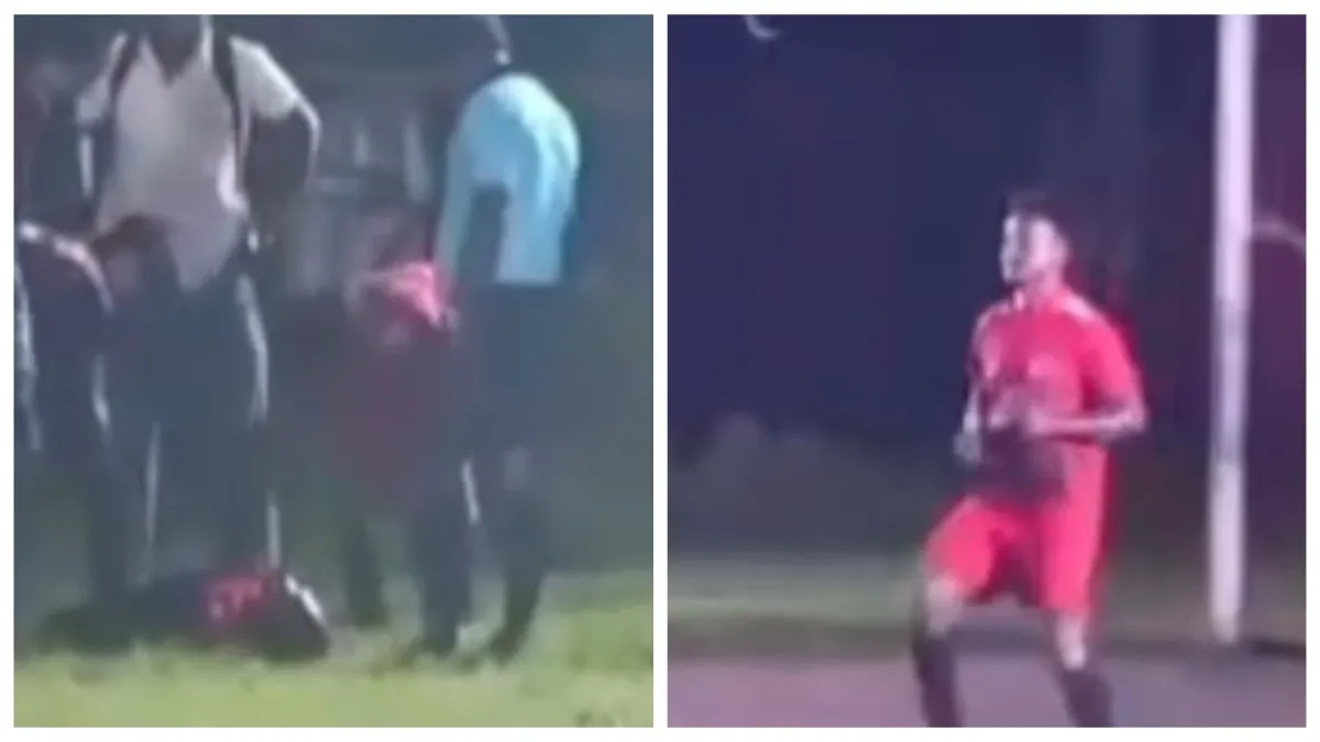 फुटबॉल खेलते खेलते मैदान में गिरा खिलाड़ी, चली गई जान, मौत का LIVE VIDEO आया सामने