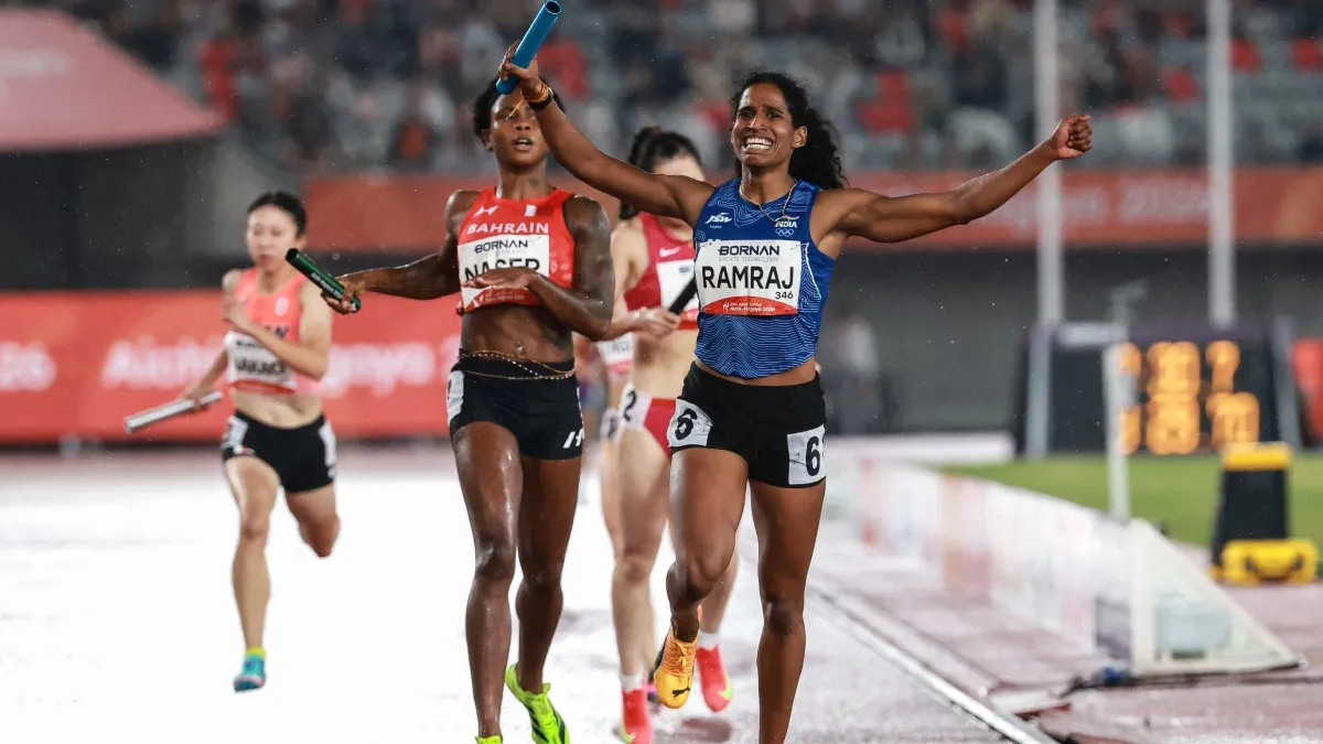भारतीय महिला टीम ने 4x100 मीटर रिले में रचा इतिहास, भारत की झोली में आया छठा गोल्ड
